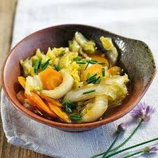 Chinakohl Mohren Gemuse Rezept Chinakohl Mohren Gemuse Kalorienarmes Abendessen