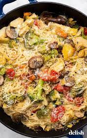 Angel Hair Primavera Will Make You Believe It S Spring Outside Recipe Pasta Recipes Pasta Primavera Recipe Easy Pasta Recipes