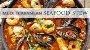 Simmer until shrimp are pink and clams have opened, 3 to 5 minutes. Mediterranean Seafood Stew Zarzuela De Pescado Youtube