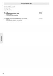 Check spelling or type a new query. Thursday 5 July 2007 Thursday