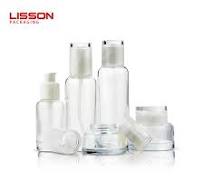 Wholesale Pump Glass Cosmetic Bottle and Skin Care Cream Jar ...