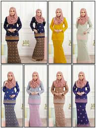 Buy baju kurung for women online | zalora malaysia & brunei. Kurung Songket Cotton Bunga Tabur Women S Fashion Clothes Dresses On Carousell