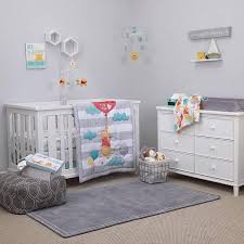 Window has a blue fabric shade. Grey Nursery Room Design Ideas Create A Harmonious Environment