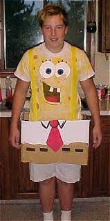29 Fun Diy Family Halloween Costume Ideas Spongebob Costume Spongebob Costume Diy Box Costumes