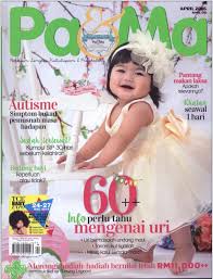 Lepas ni nak masuk page depan majalah pulak. April 2016 Pa Ma