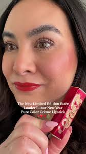 If you need a reason to get another red lipstick, this limited edition  Lunar New Year lipstick from @Estée Lauder is the perfect reason! The case  is just stunning and the lipstick itself is an OG 💋💄 ...