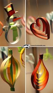 Nine Ideas For Christmas Toys From Colored Ribbons Krokotak Paper Christmas Ornaments Christmas Ornaments Christmas Paper Crafts