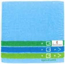 Nishio RCT-541 Women's Hand Towel, Blue, 9.8 x 9.8 inches (25 x 25 cm) :  Amazon.sg: Home