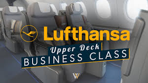 Maybe you would like to learn more about one of these? Lufthansa 747 400 Upper Deck Business Class Youtube
