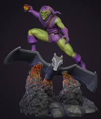Green Goblin Fan Art Zbrushcentral In his first appearances, the green goblin seems to be a normal man who gets his powers from his many gadgets. green goblin fan art zbrushcentral