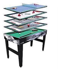 Game Table 12 In 1 Multi Pool Table Tennis Billiards Hockey Chess Football Ball Mdsports Multi Game Table Table Games Billiards