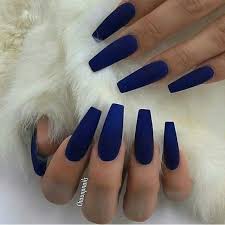 Ver más ideas sobre manicura de uñas, uñas de gel bonitas, uñas postizas de gel. Pin By Willow Terry On Unghie Blue Acrylic Nails Blue Matte Nails Blue Nails