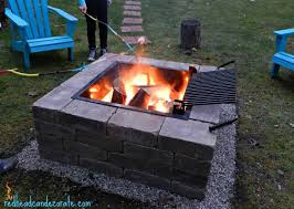 Belgard's weston stone® universal kit. Easy Diy Fire Pit Kit With Grill Redhead Can Decorate