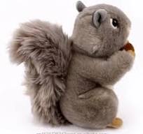 Hot Selling OEM ODM Custom Adorable Soft Stuffed Animal Squirrel Doll  Lifelike Realistic Squirrel Plush Toy