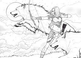 See our collection of wolf coloring pages below. Artstation Throw Me To The Wolves And I Shall Return Leading The Pack Zosya Zoey H