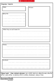 This is a biography writing unit about the famous american civil rights activist, rosa parks. Biography Template Primary Ks1 Ks2 Teaching Resource Scholastic