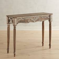 Hand Carved Paisley Console Table Console Table Mirrored Console Table Retro Home Decor