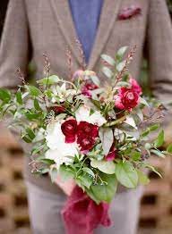 Carnation And Ranunculus Bouquet Ruffled Red Bouquet Wedding Winter Wedding Bouquet Ranunculus Bouquet