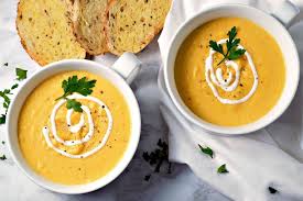 Creamy curried butternut squash soup infused with coconut milk and yellow curry powder. Easy Butternut Squash Soup Small Batch For Two 35 Min Zona Cooks