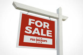 Free Real Estate Signboard Mockup In Psd Realestate Signboard Sign Mockup Mockup Real Estate