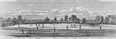 The game drew a crowd of 5,000 people. Did You Know The First International Ever Was A Cricket Match In 1844 Jpm8341 On Scorum