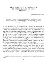 Pero los reglamentos de ambas cámaras sí interpretan que el veto parcial no implica la discusión de todo el proyecto El Veto Presidencial Constitucion De Los Estados Unidos Veto
