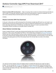 Download nest app for android. Techavy Com Sixaxis Controller App Apk Free Download 2017 By Serdavos Issuu