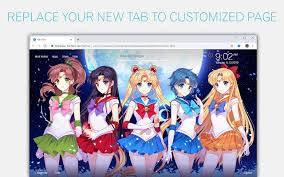 Themebeta.com is not sponsored or affiliated by google inc. Sailor Moon Wallpapers Hd Custom Anime Newtab