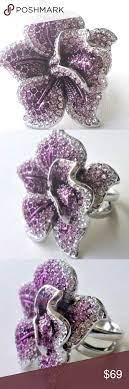 Nolan Miller Orchid Flower Ring Purple Size 10 Nolan Miller Jewelry Orchid Flower Flower Ring