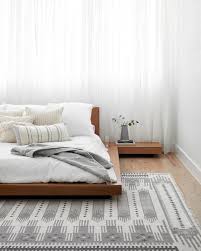 The Citizenry On Instagram Bring On The Warm Fuzzies I E Check Out Our New Textiles For Fall Link I Low Bed Frame Minimalist Bed Minimalist Bedroom Small
