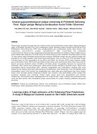 Politeknik seberang perai, pulau pinang. Top Pdf Kajian Gaya Pembelajaran Dan Motivasi Terhadap Pencapaian Pelajar Diploma Kejuruteraan Di Politeknik 123dok Com
