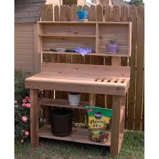 Buy products such as better homes & gardens camrose farmhouse outdoor gray color potting bench at walmart and save. Natural Wooden Outdoor Planting Cabinet Garden Potting Bench Workbench Table Storage Cabinet Compartment Drawer Open Shelf 3 Side Hooks Metal Spacious Tabletop Gardening Supplies Tools Storage Patio Lawn Garden Com Gardening