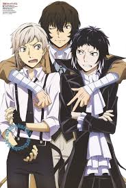 Dazai With His Precious Tag Team Subordinates D These Kinds Of Official Arts Just Fill My Heart Up Atsu Bongou Stray Dogs Bungou Stray Dogs Stray Dogs Anime Dazai osamu/nakajima atsushi (bungou stray dogs). bungou stray dogs