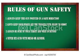 They happen because many gun owners don't know simple gun safety rules. Gun Safety Rules Poster Hse Images Videos Gallery