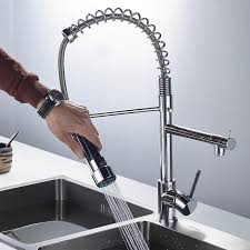 pull down stainless 2 function spray