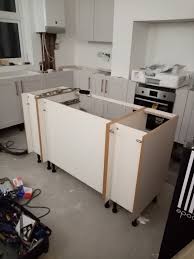 How to install kitchen cabinet end panels. Flooring Before End Panels Diynot Forums