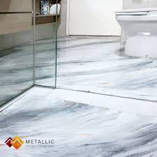 As you can see, we are happy working on domestic wooden floors as well as larger premises like community halls. Metallic Epoxy Silver Gold Highlights On Light Grey Marble Bathroom Floor Grey Marble Bathroom Grey Marble Bathroom Floor Marble Bathroom Floor