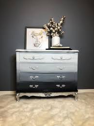 Ombre Technique Custom Painted Furniture Repurposed Furniture Furniture