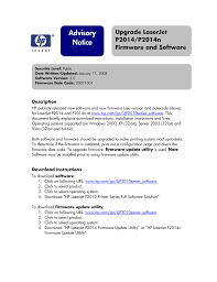 Either the drivers are inbuilt in the operating system or. Upgrade Laserjet P2014 And P2014n Firmware And Software Manualzz
