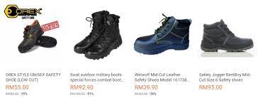 Menggunakan kasut yang berlapik getah. Kasut Safety Shoes Yang Bagus Dan Murah Wanwidget