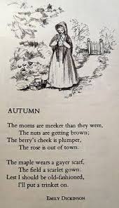 Decorating For Autumn Autumn Poetry Autumn Poems Emily Dickinson