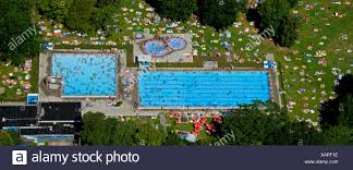 Luftaufnahme Schwimmen Schwimmbad Parkbad Nord Ickern Henrichenburg Castrop Rauxel Region Ruhrgebiet Nordrhein Westfalen Stockfotografie Alamy