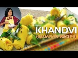 Gujarati Khaman Dhokla With Master Chef Tarla Dalal Youtube Khandvi Recipe Recipes Vegetarian Snacks