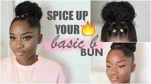 Natural Hair Spice Up Your Basic Bun Protective Criss Cross Braids Natural Hair Styles Short Natural Hair Styles Spring Twist Hair