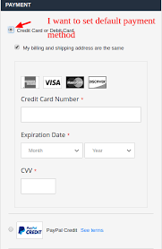 This id is provided in the response when storing credit cards. Magento2 How To Set Default Payment Method Magento Stack Exchange