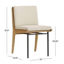 Browse our full range of products from dressing tables to complete modern kitchens. Kinney Teak Outdoor Patio Dining Side Chair With Cushion Reviews Crate And Barrel