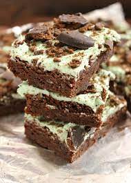 Thin Mint Brownies Recipe Desserts Mint Brownies Fun Desserts