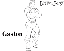 Posted on august 29, 2014august 29, 2014 by crayonsforbrains. Gaston Beauty And The Beast Coloring Pages Disney Movies List