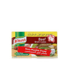Basically, they are chunks of salt flavored with hydrolized vegetable protein. Knorr Beef Broth Cubes 60g Spinneys Uae