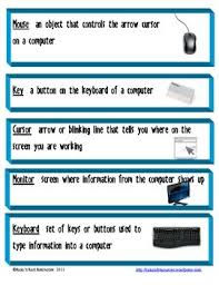 Technology Vocabulary Cards Technology Vocabulary Teaching Computers Technology Lessons